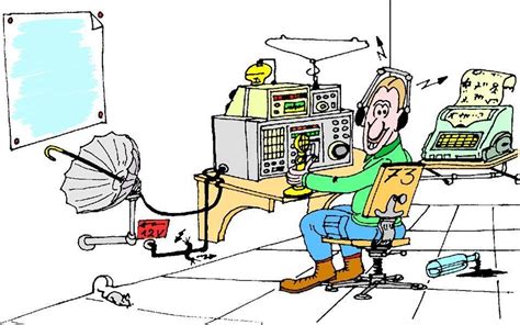 Ham Radio Cartoon (960×601) | Radioafición, Radioaficionado, Antenas