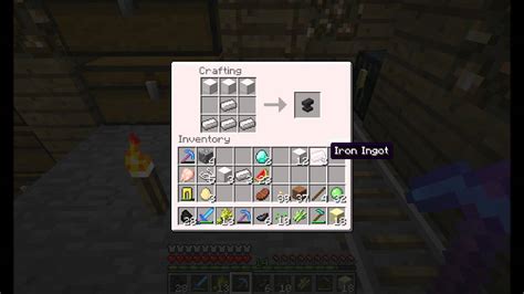 MineCraft Snapshot 12w42a How to make an Anvil recipe - YouTube