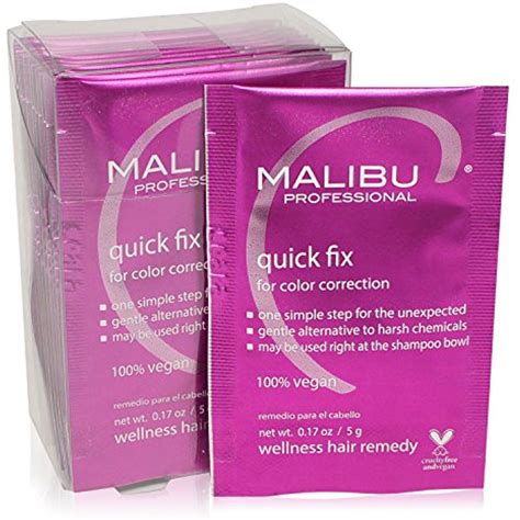 Malibu C Color Correction - Quick Fix 1st Step To Success, 12 packets ...