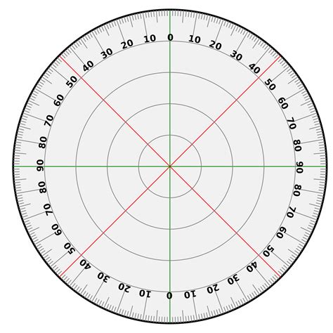 Printable 360 Protractor - Printable Word Searches