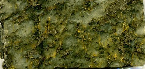 Gold ore (Homestake Mine, Black Hills, South Dakota, USA) 2 - a photo ...