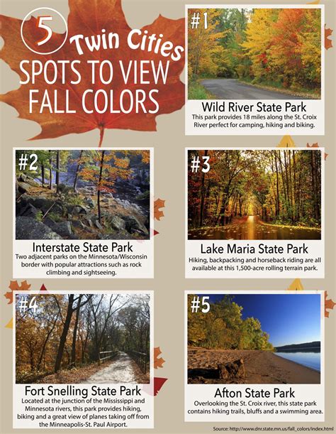 Five Twin Cities state parks offer best fall colors – TommieMedia