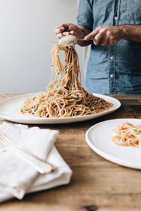 Whole-Wheat Spaghetti with Buttery Leeks, Lemon, and Crème Fraîche ...