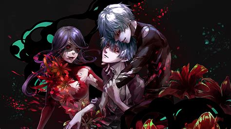 Ken Kaneki, Haise Sasaki, Rize Kamishiro Wallpaper - Ken Kaneki Tokyo ...