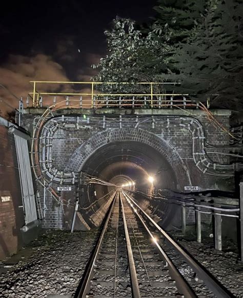 The entrance to what once was the longest railway tunnel in the world ...