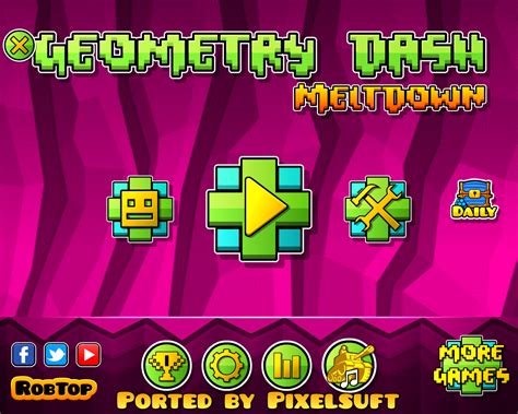 Geometry Dash Meltdown PC Port file - IndieDB