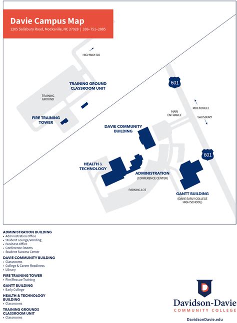 Davie-Campus-Map-1222 - Davidson-Davie Community College