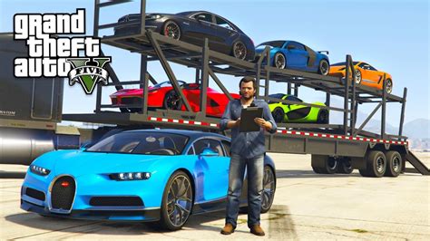 GTA 5 Real Life Mod #32 - TRANSPORTING EXOTIC SUPERCARS!! (GTA 5 Mods ...