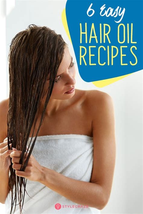 6 Easy Hair Oil Recipes: Making a hair oil of your own is not a time ...