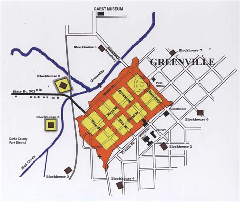 Greenville Street Map