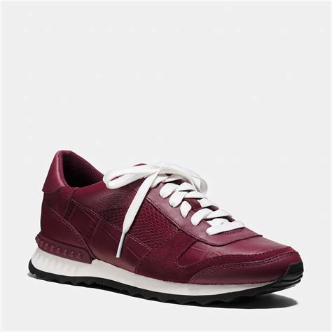 Coach Moonlight Patchwork Sneaker in Purple | Lyst