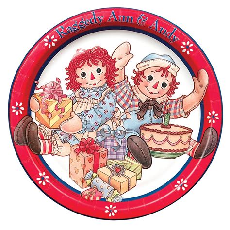 Raggedy Ann And Andy Paper Plate - Raggedy Ann and Andy Fan Art ...