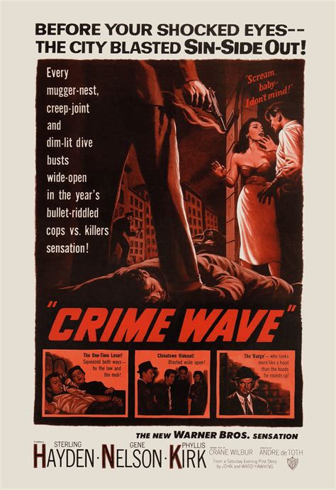 CLASSIC MOVIE POSTER Crime Wave Movie Poster Retro Movie - Etsy Canada