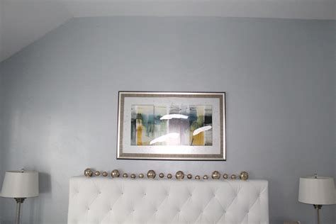 Silver & Blue Metallic Paint on Accent Wall - Frisco Faux Creations ...