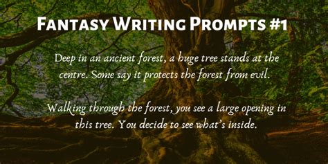 70+ Fantasy Writing Prompts (+ Free Printable) | Imagine Forest