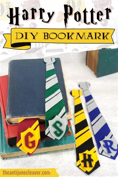 DIY Hogwarts Houses Harry Potter Bookmark | Haus of Boys