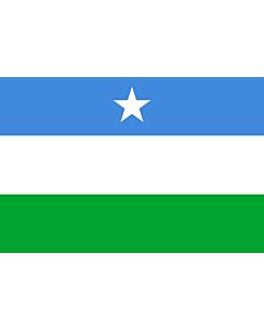 Flag: Puntland | landscape flag | 1.35m² | 14.5sqft | 90x150cm | 3x5ft