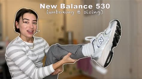 NEW BALANCE 530: unboxing & what size to buy?!? - YouTube