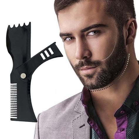 Product Description: Use this Beard shaping template and its handy ...