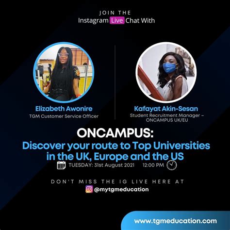 ONCAMPUS: Your Route To Top Universities In UK, Europe and USA