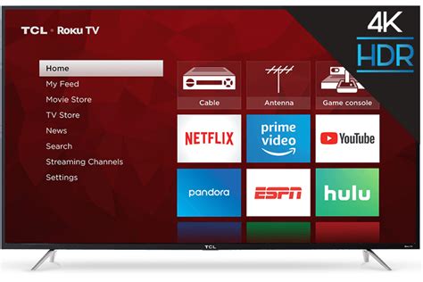 TCL 65" Class 4-Series 4K UHD HDR Roku Smart TV - 65S405 | TCL USA