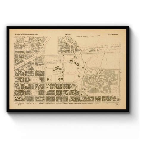 Carlton, Victoria Vintage Maps