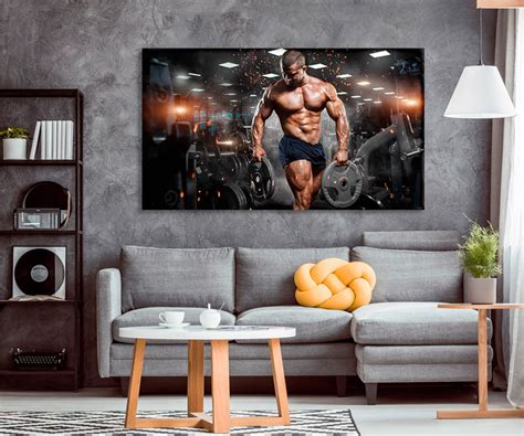 Gym Wall Art Gym Canvas Gym Wall Decor Canvas Set of Gym Gym - Etsy