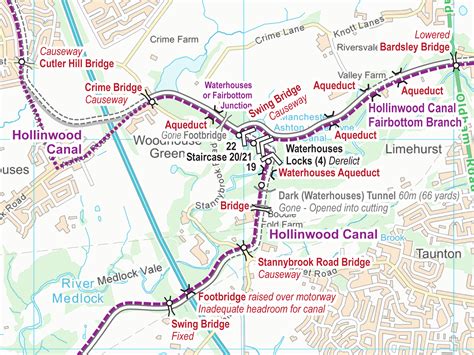 √ Tame Valley Canal Map