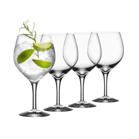 Orrefors Gin and Tonic Crystal Glasses, Set of Four | Crystal Classics