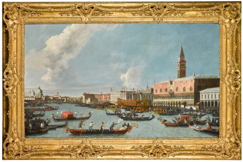 ENGLISH FOLLOWER OF CANALETTO | VENICE, A VIEW OF THE PALAZZO DUCALE ...