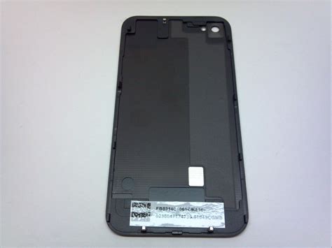 New Black White iPhone 4 4S Battery Cover Back Door Replacement Rear ...