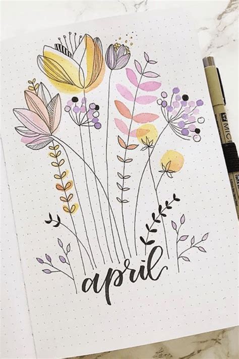 April Bullet Journal, Creating A Bullet Journal, Bullet Journal Paper ...