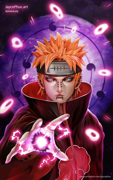 Jayce Phuc - Fanart Pain Tendo (Akatsuki) - Naruto