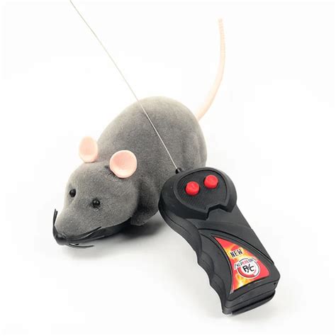 Fashion Simulation Plush Mouse With Remote Control Wireless Electronic ...