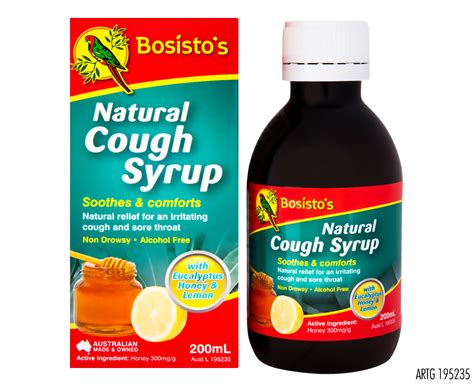 Bosisto's Natural Cough Syrup 200mL | GroceryRun.com.au