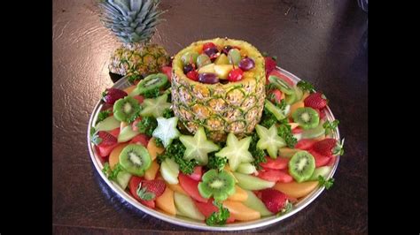 Creative Fruit tray decoration ideas - YouTube