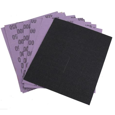 EMERY CLOTH SHEETS Abrasive Sandpaper Sheet Aluminium Oxide Mixed Grit ...