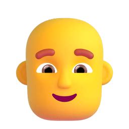 Man: Bald Emoji | Emoji Man: Bald Meaning