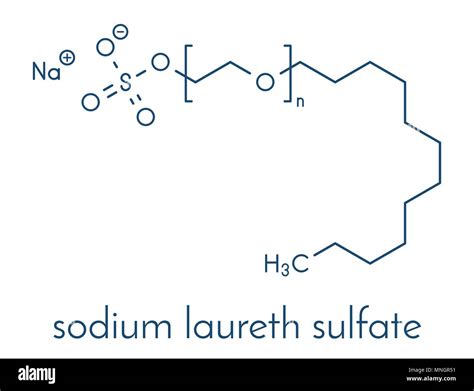 Sodium laureth sulphate Stock Vector Images - Alamy