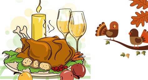 Thanksgiving Turkey Feast Clipart