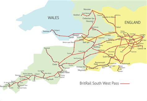 South West Train Map - Map Of South America