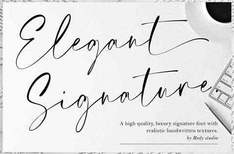 Elegant Signature Font - Dfonts