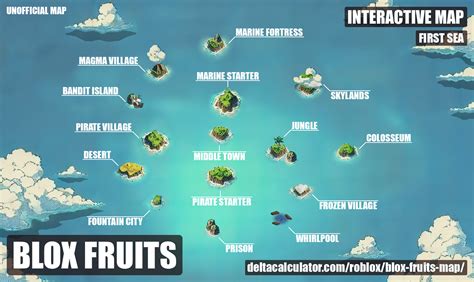 Blox Fruits map - All locations and NPCs😧 Descubra tudo sobre o Wehen!