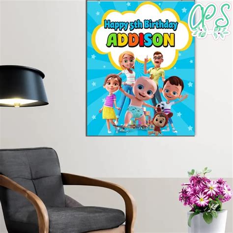 Looloo Kids Birthday Welcome Sign Digital File Printable DIY ...