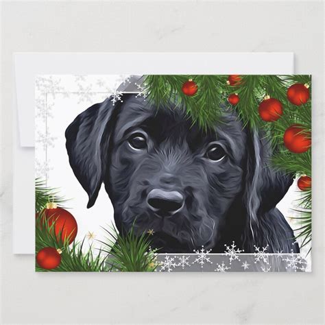 Black Lab Cards 10PMCHH holiday Cards Labrador Christmas | Etsy