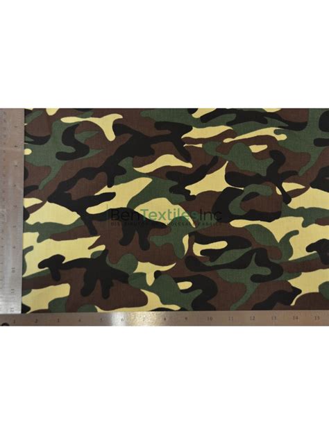 Canvas Army Camouflage Fabric