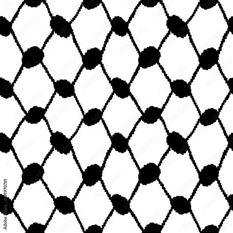 Keffiyeh Seamless Pattern. modern pattern endless checkered motif ...