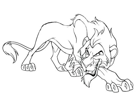 lion king coloring pages scar - Janey Blaylock