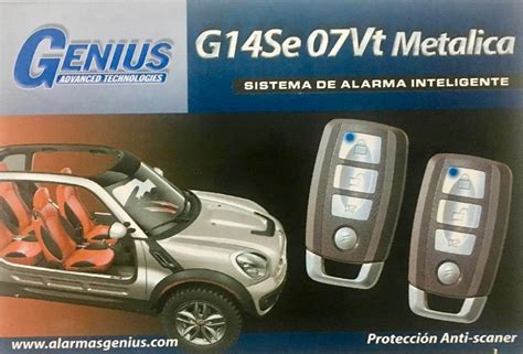 Alarma Genius Original. Para Carros / Vehiculos. | Mercado Libre