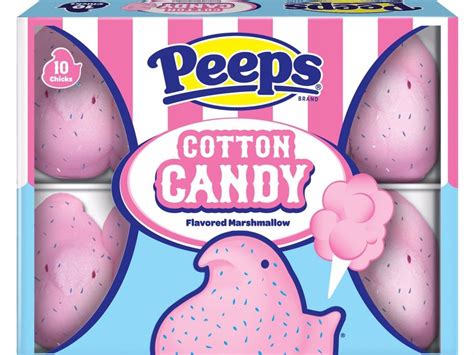 PEEPS’ new flavors include cotton candy, orange sherbet, and root beer